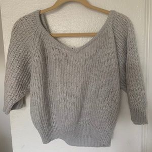 off the shoulder junior collection sweater size M